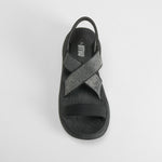 Sandalia deportiva walking negra UTWO