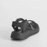 Sandalia deportiva walking negra UTWO