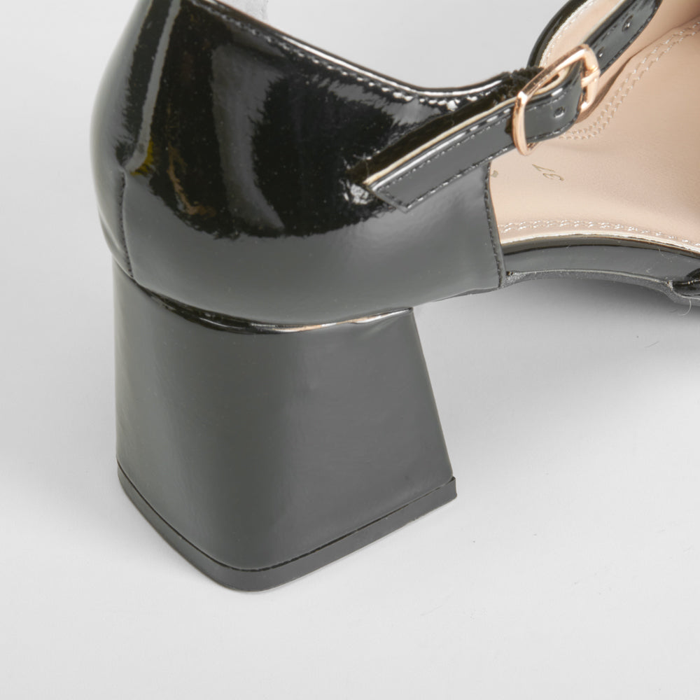 Zapato tacón negro PICCOLA PIU