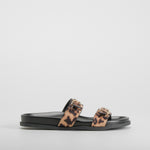 Sandalia bio marrón leopardo PICCOLA PIU