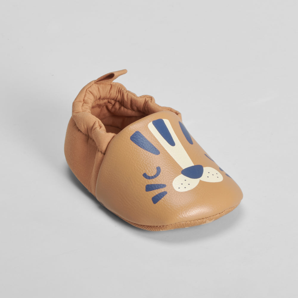 Zapato bebé animal marrón BACHE
