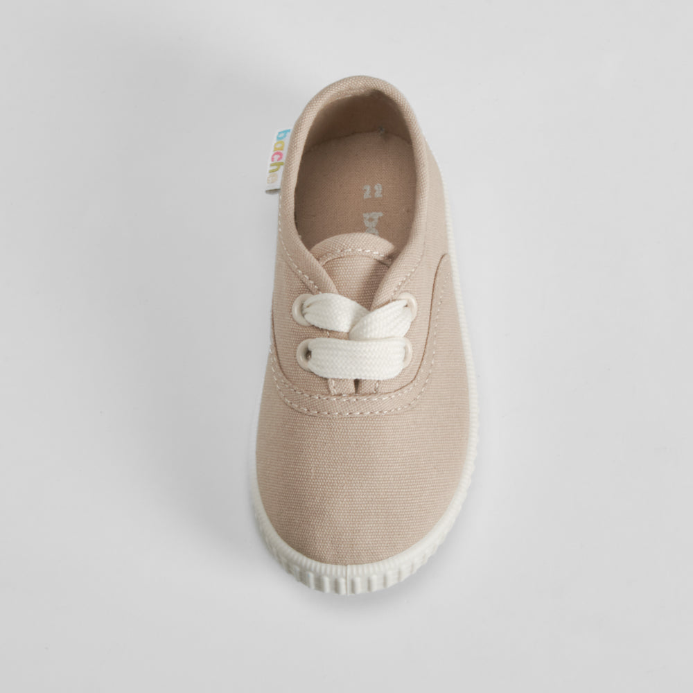 Zapatilla lona bebé beige BACHE