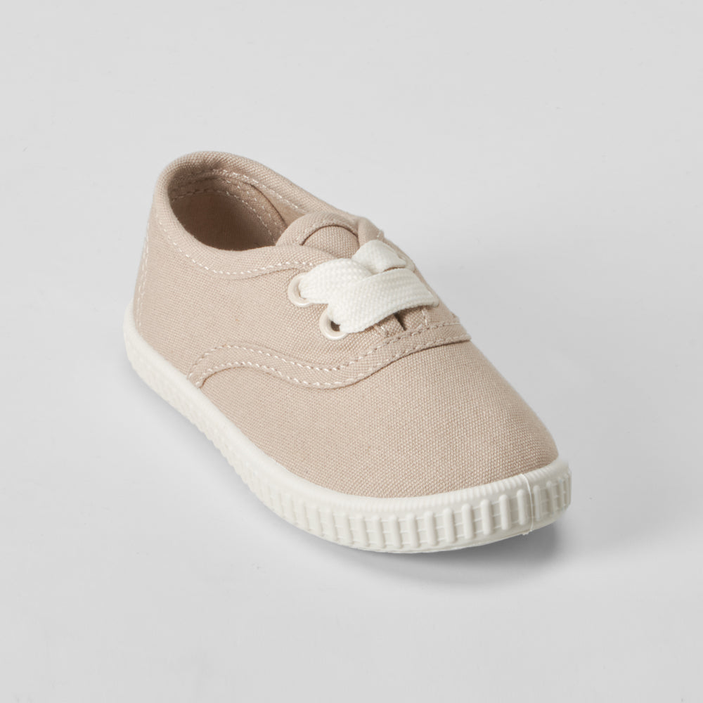 Zapatilla lona bebé beige BACHE
