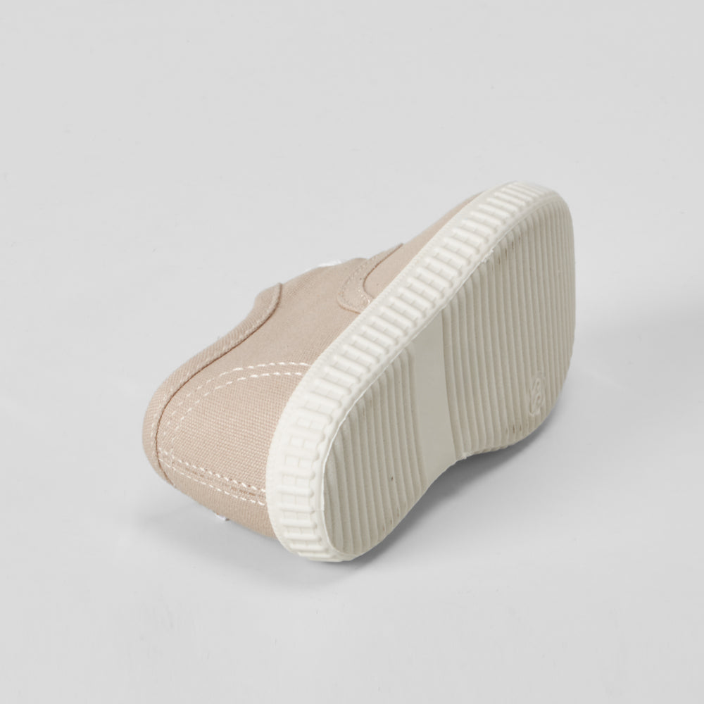 Zapatilla lona bebé beige BACHE