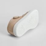 Zapatilla de lona cangrejera bebé beige BACHE
