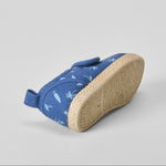 Zapatilla lona yute bebé azul BACHE