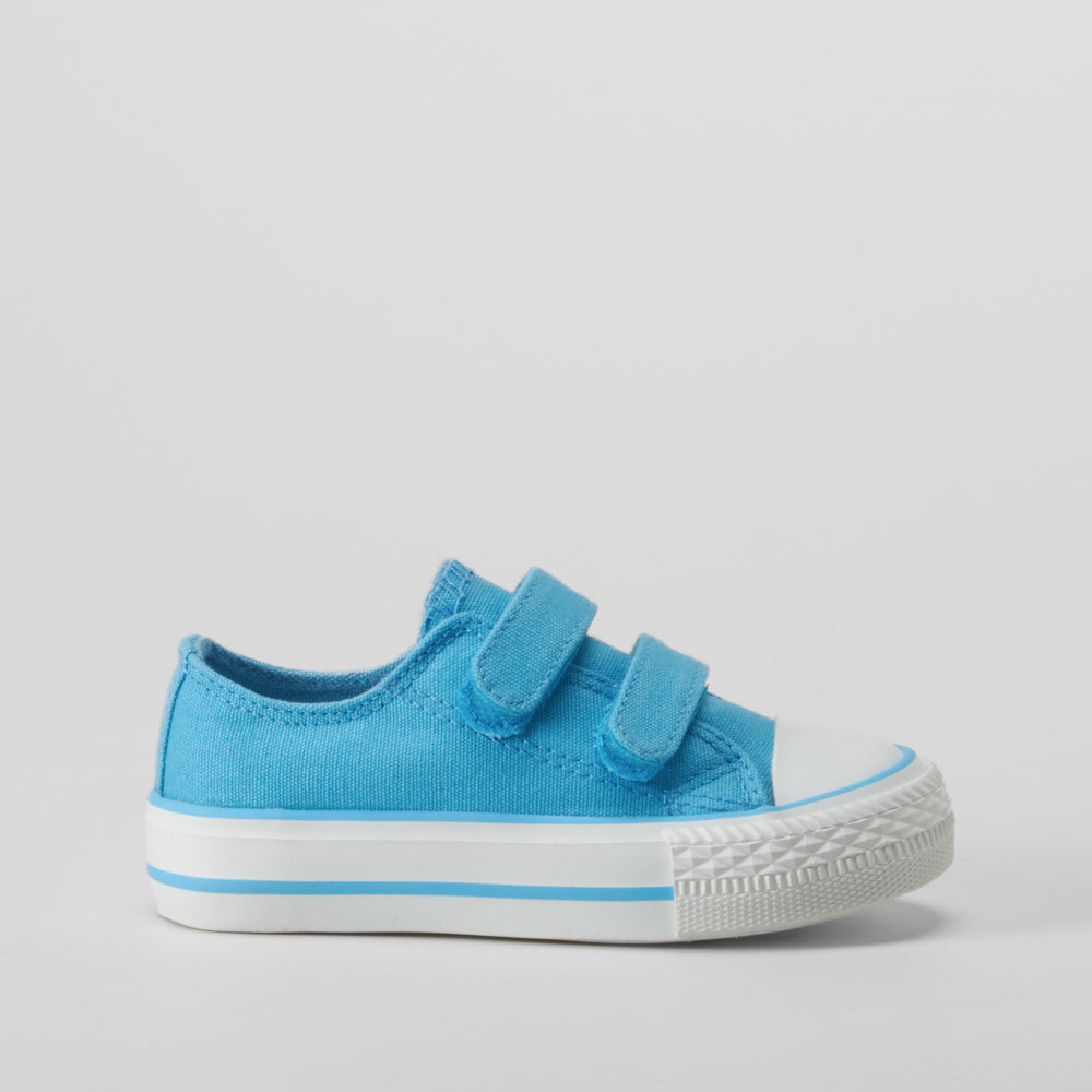 Zapatilla lona bebé azul BACHE