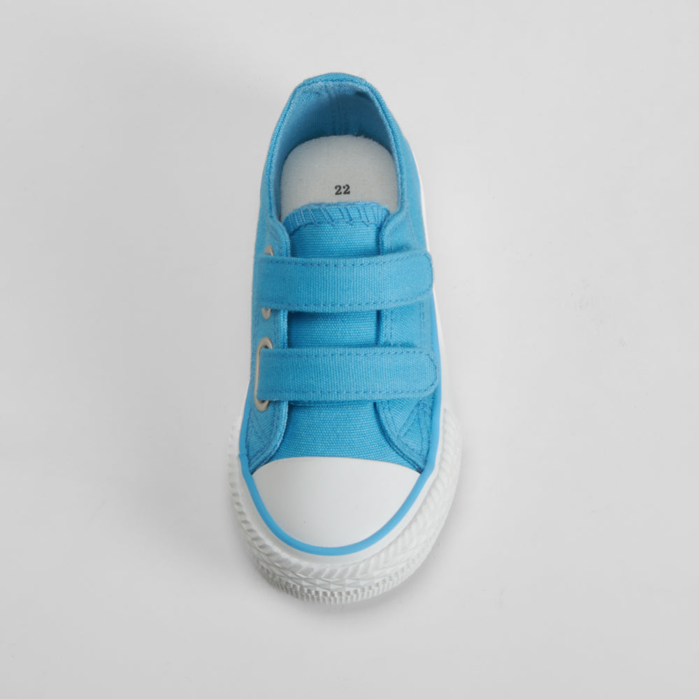Zapatilla lona bebé azul BACHE