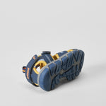 Sandalia deportiva bebé azul y amarillo BACHE