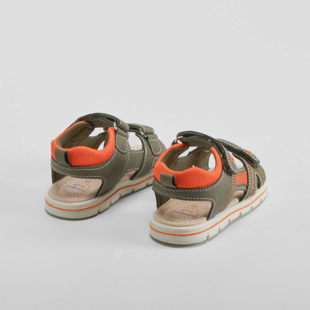 Sandalia bebé verde kaki COMFEET BABY