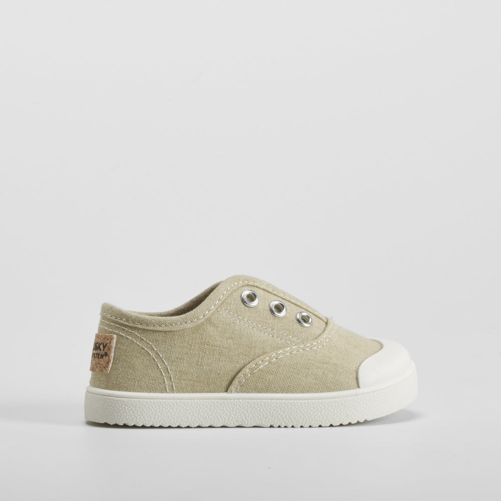 Zapatilla lona bebé beige PABLOSKY