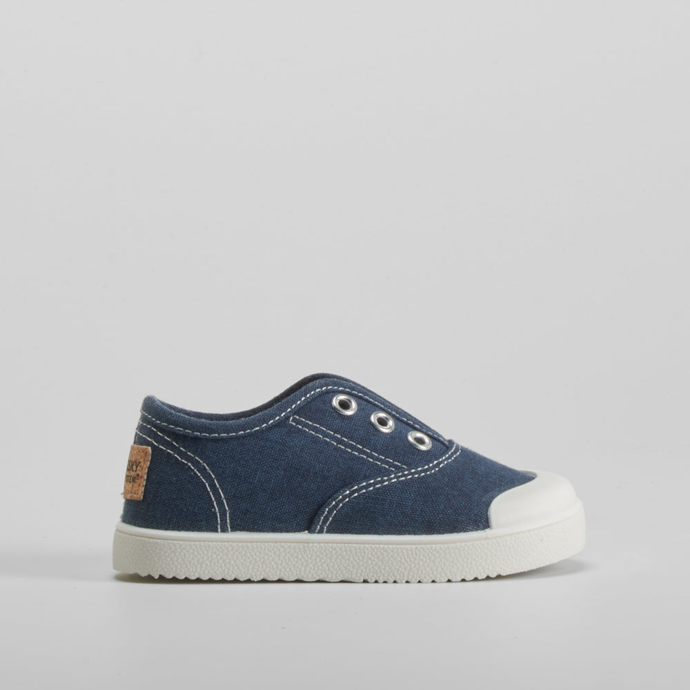 Zapatilla lona bebé azul PABLOSKY