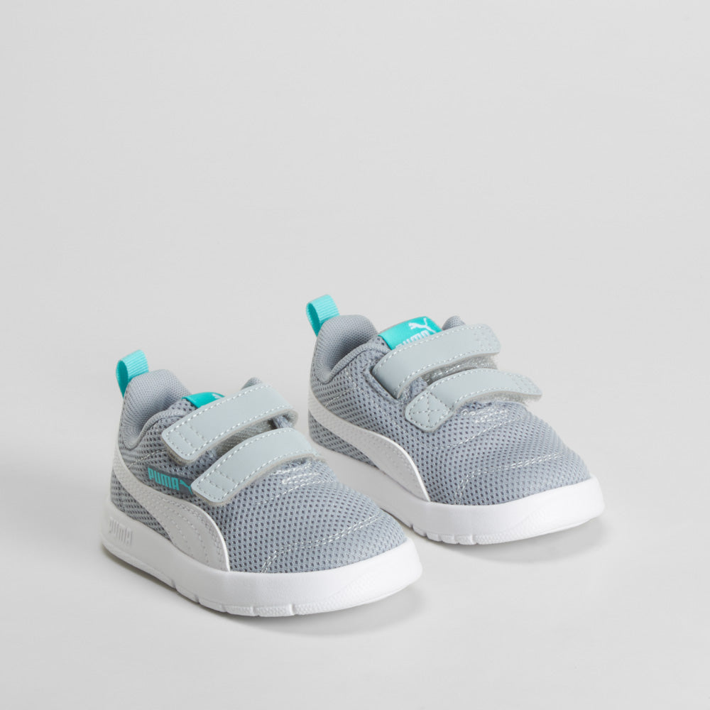 Deportiva courtflex bebé gris PUMA