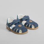 Sandalia step easy bebé piel azul PABLOSKY