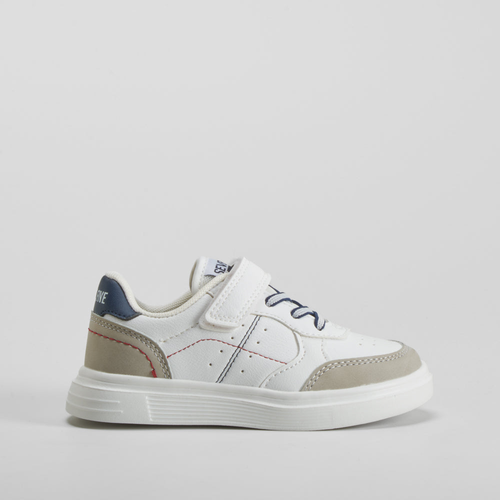 Zapatilla casual infantil blanca SEVEN FIVE