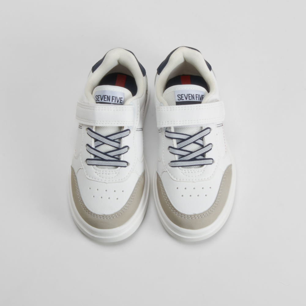 Zapatilla casual infantil blanca SEVEN FIVE