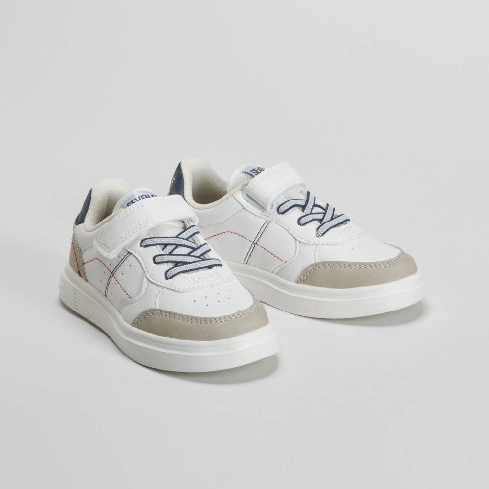 Zapatilla casual infantil blanca SEVEN FIVE