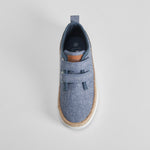 Zapatilla lona blucher azul SEVEN FIVE