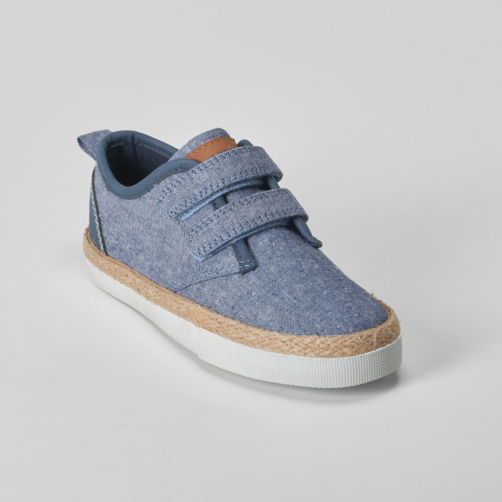 Zapatilla lona blucher azul SEVEN FIVE