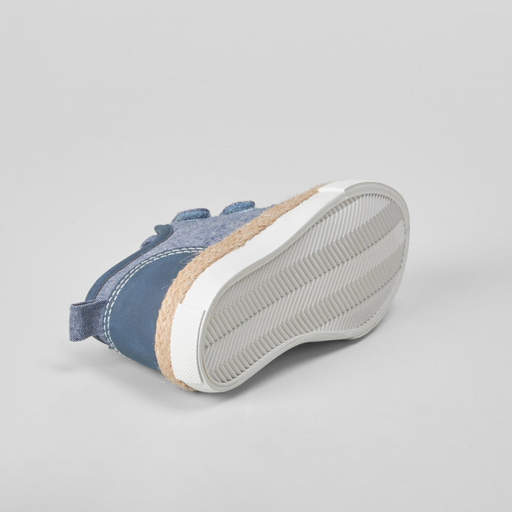 Zapatilla lona blucher azul SEVEN FIVE