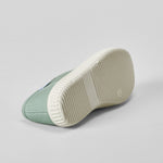 Zapatilla lona infantil verde SEVEN FIVE