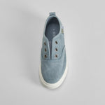 Zapatilla lona gris efecto lavado SEVEN FIVE