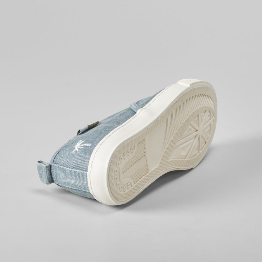 Zapatilla lona gris efecto lavado SEVEN FIVE