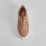 Zapatilla lona marrón efecto lavado SEVEN FIVE