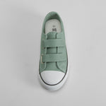 Zapatilla de lona verde SEVEN FIVE