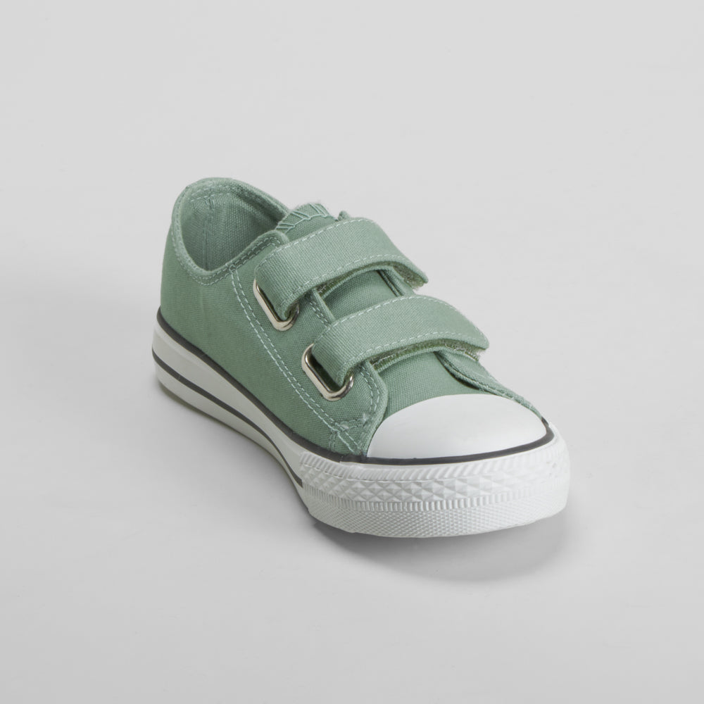 Zapatilla de lona verde SEVEN FIVE