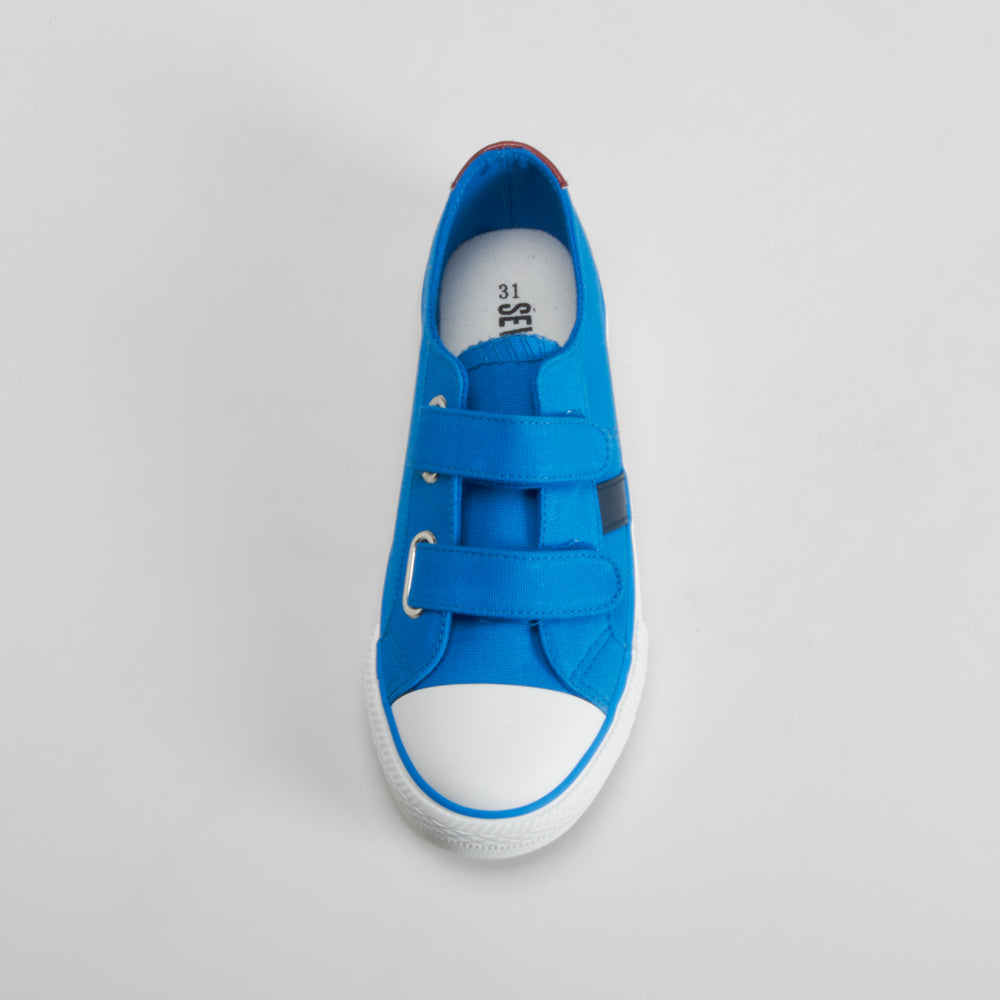 Zapatilla de lona azul SEVEN FIVE