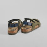 Sandalia bio infantil verde SEVEN FIVE