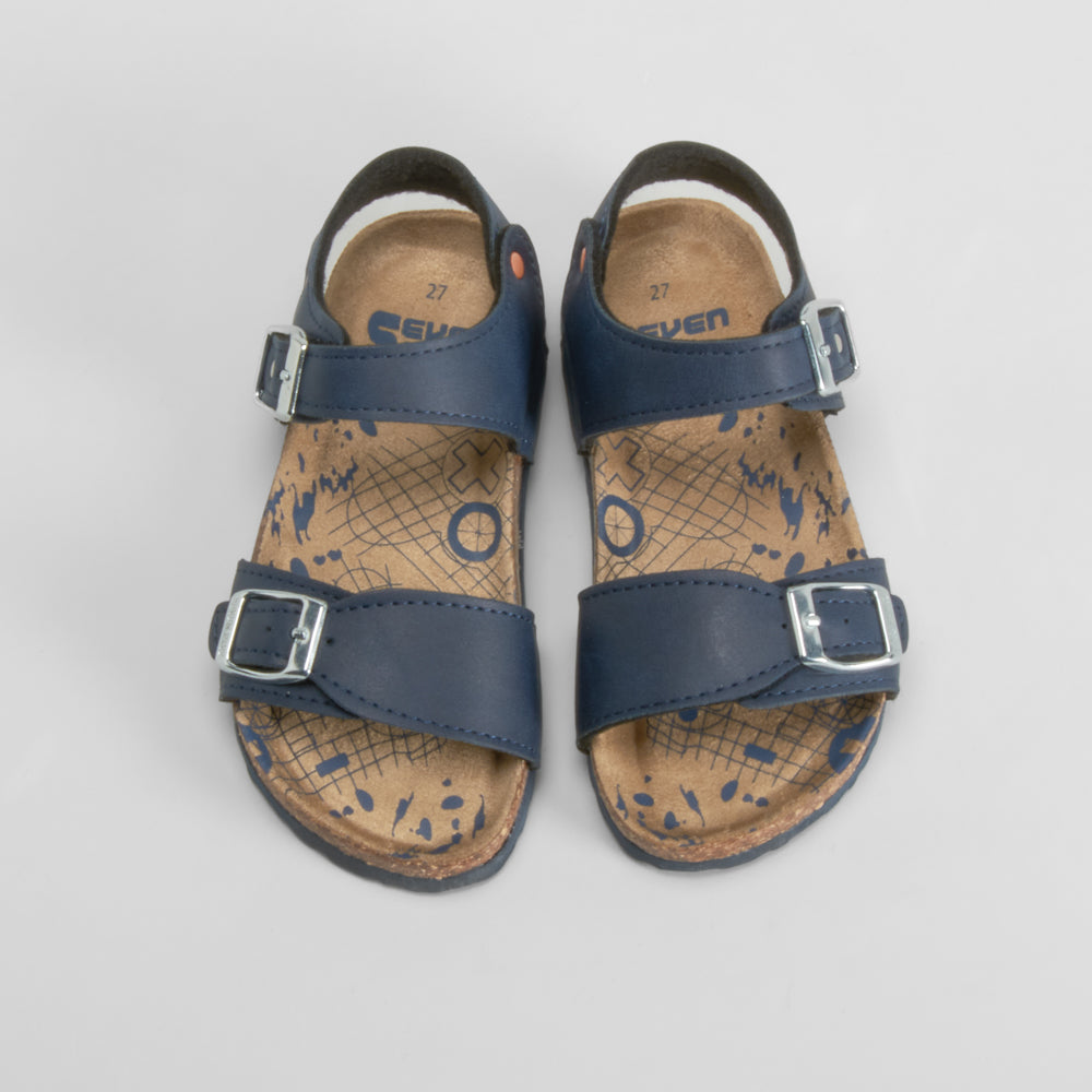 Sandalia bio infantil azul SEVEN FIVE
