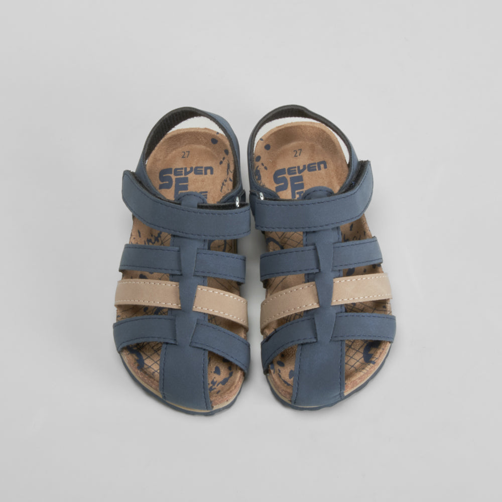Sandalia bio cerrada azul SEVEN FIVE