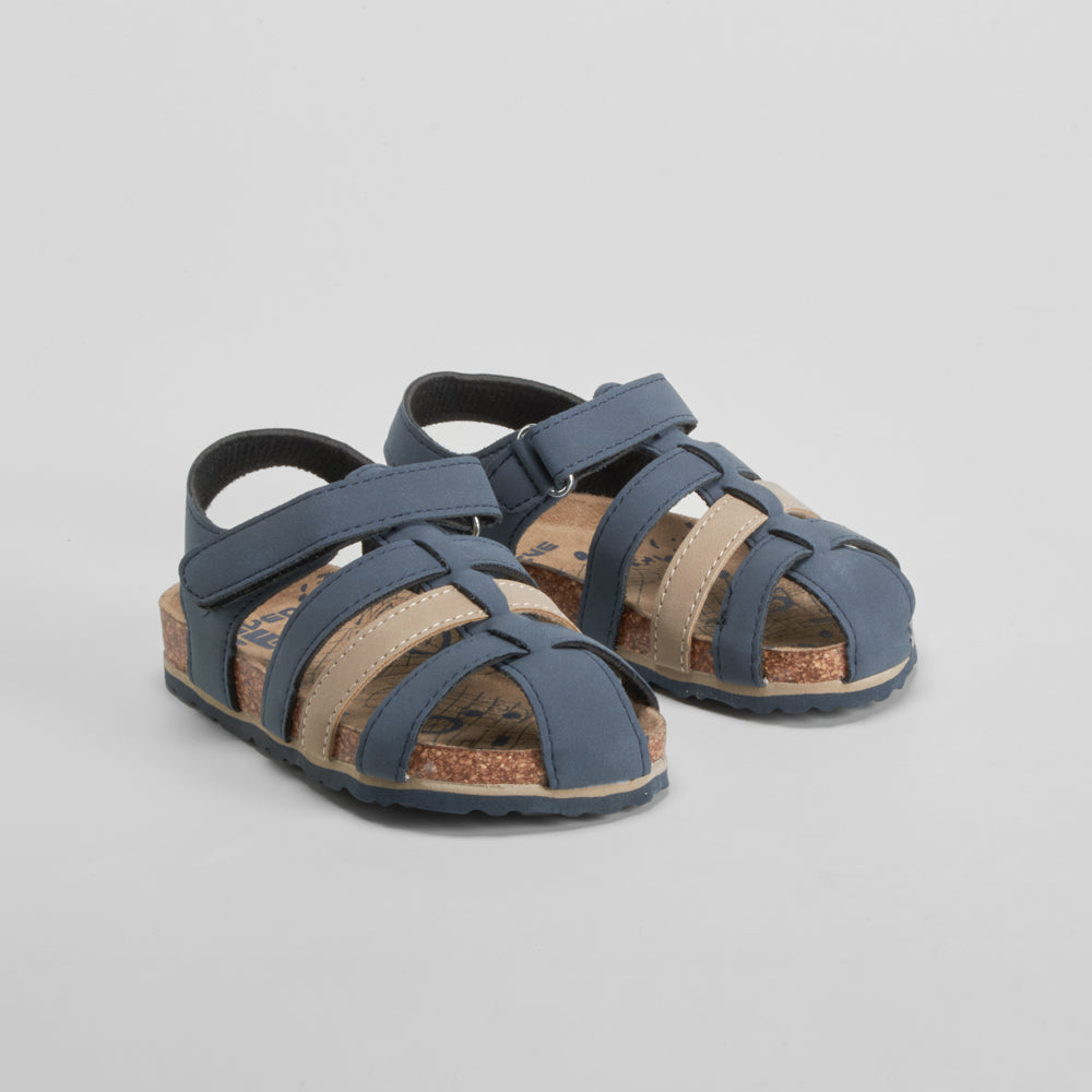Sandalia bio cerrada azul SEVEN FIVE
