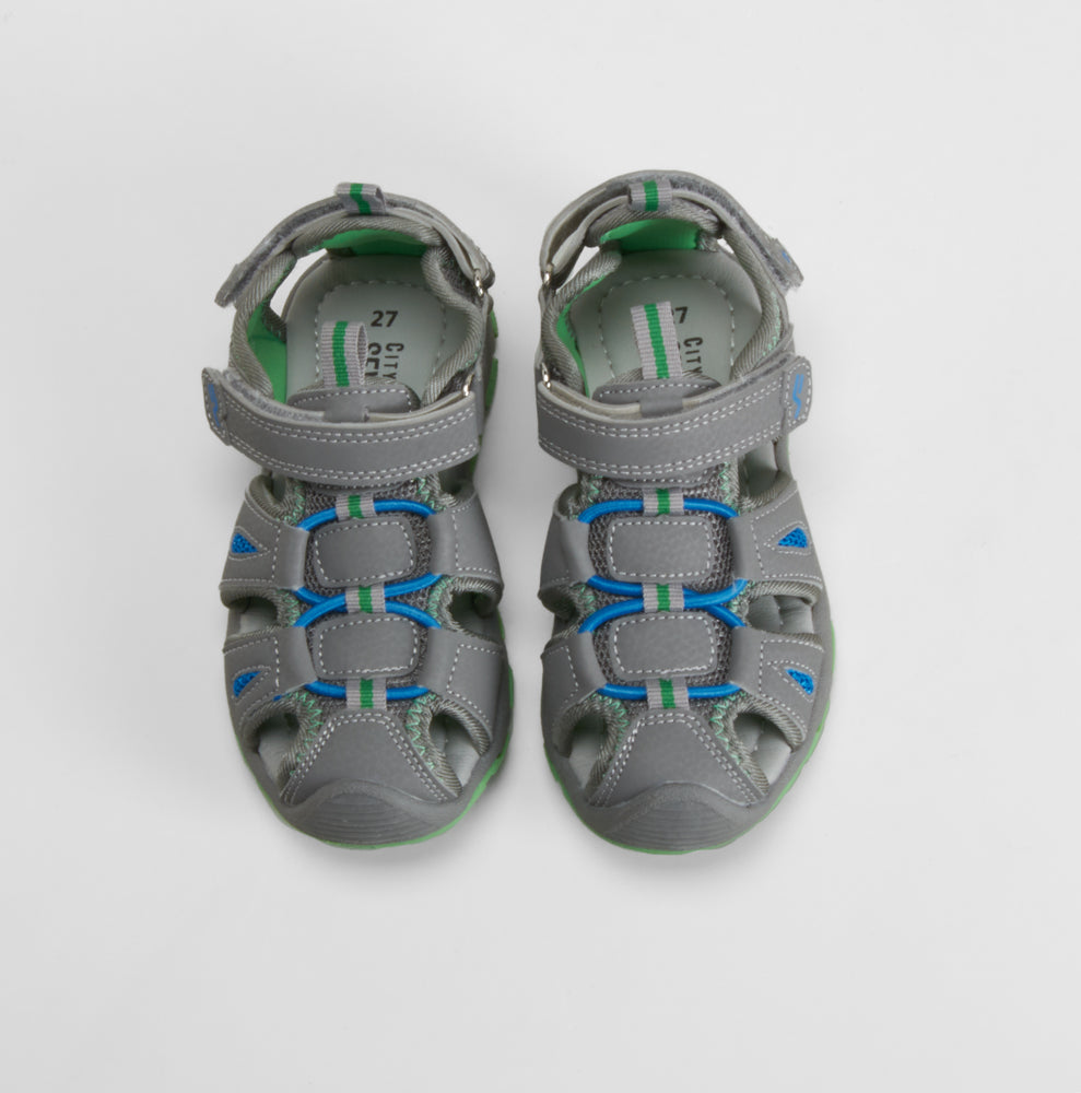 Sandalia deportiva infantil gris SEVEN FIVE