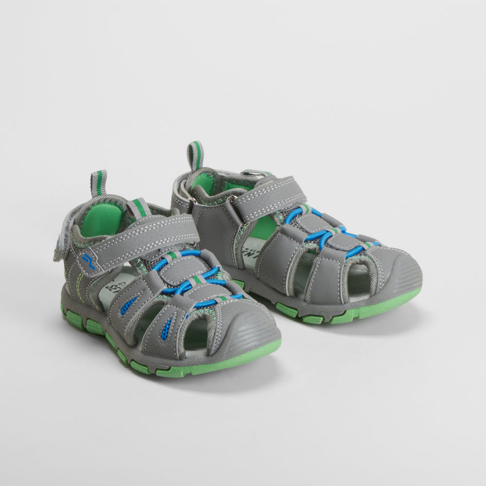Sandalia deportiva infantil gris SEVEN FIVE