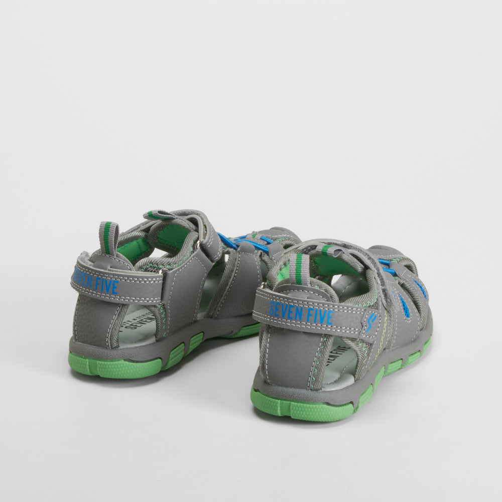 Sandalia deportiva infantil gris SEVEN FIVE