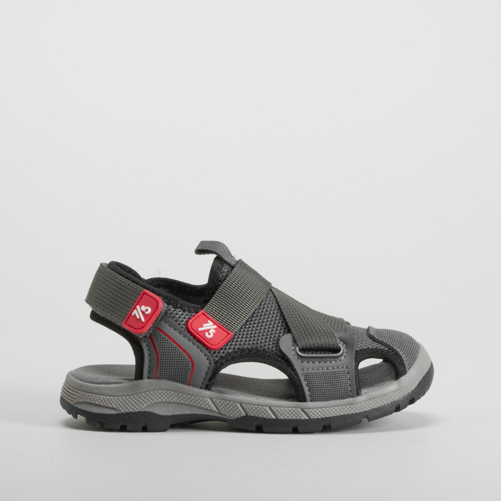 Sandalia californiana infantil gris SEVEN FIVE