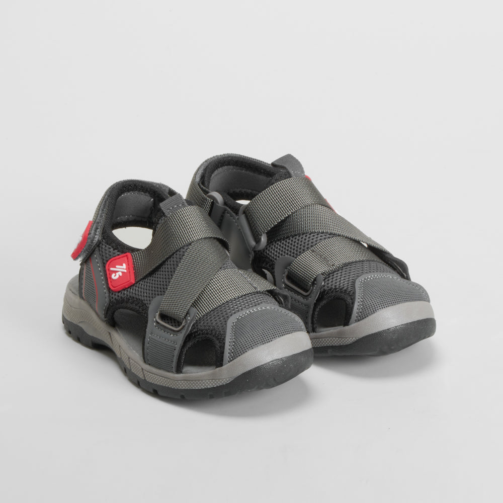Sandalia californiana infantil gris SEVEN FIVE