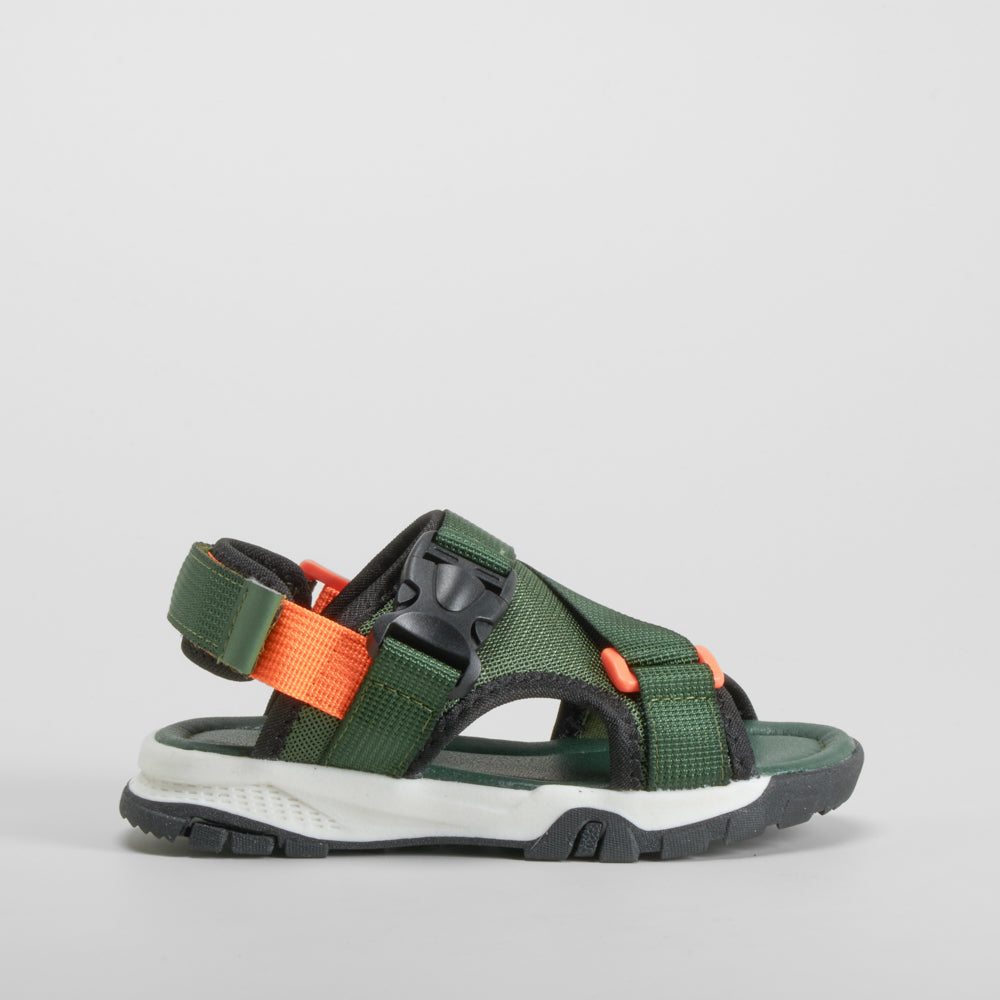 Sandalia deportiva infantil verde SEVEN FIVE