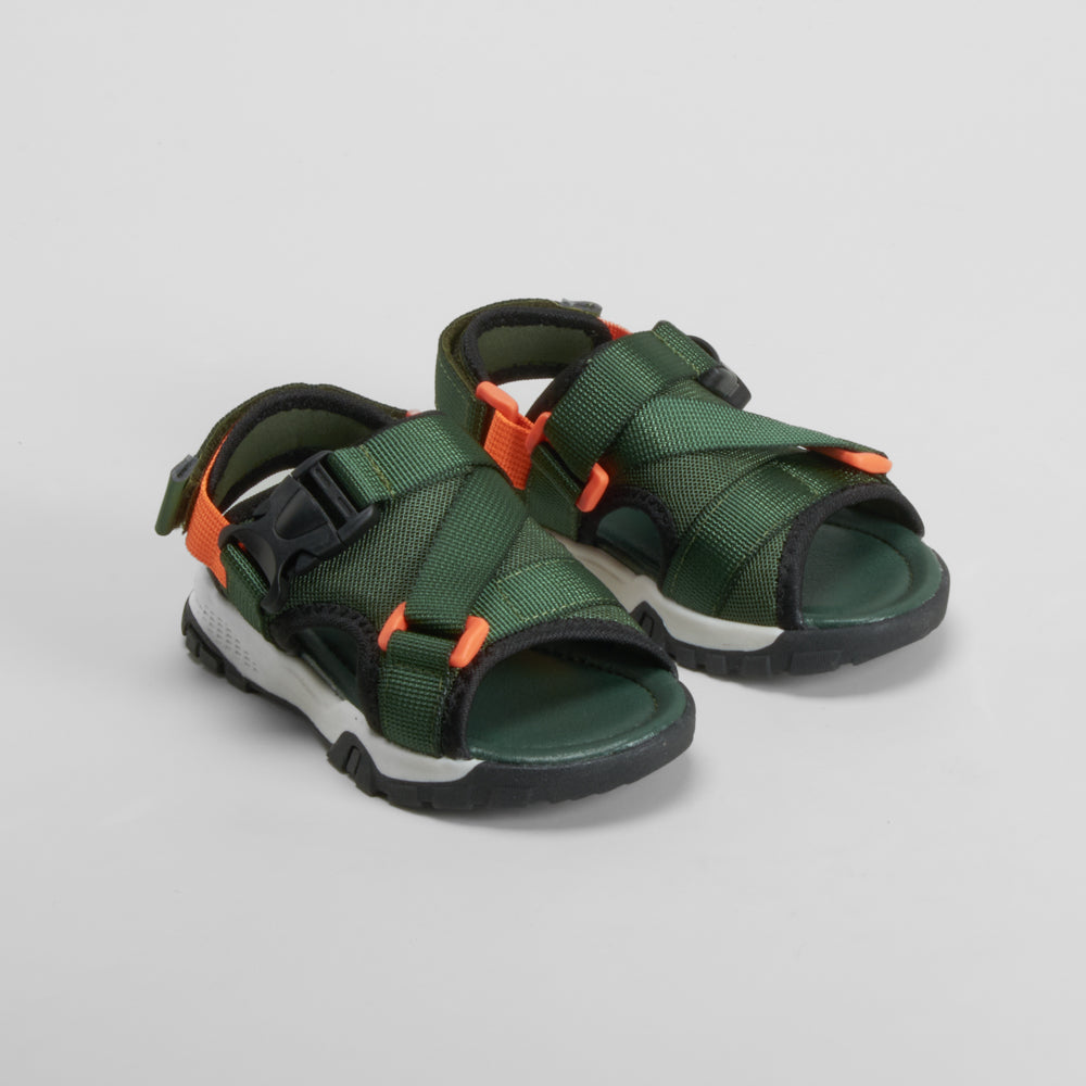 Sandalia deportiva infantil verde SEVEN FIVE