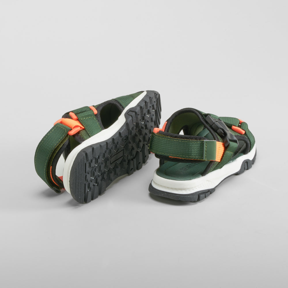 Sandalia deportiva infantil verde SEVEN FIVE