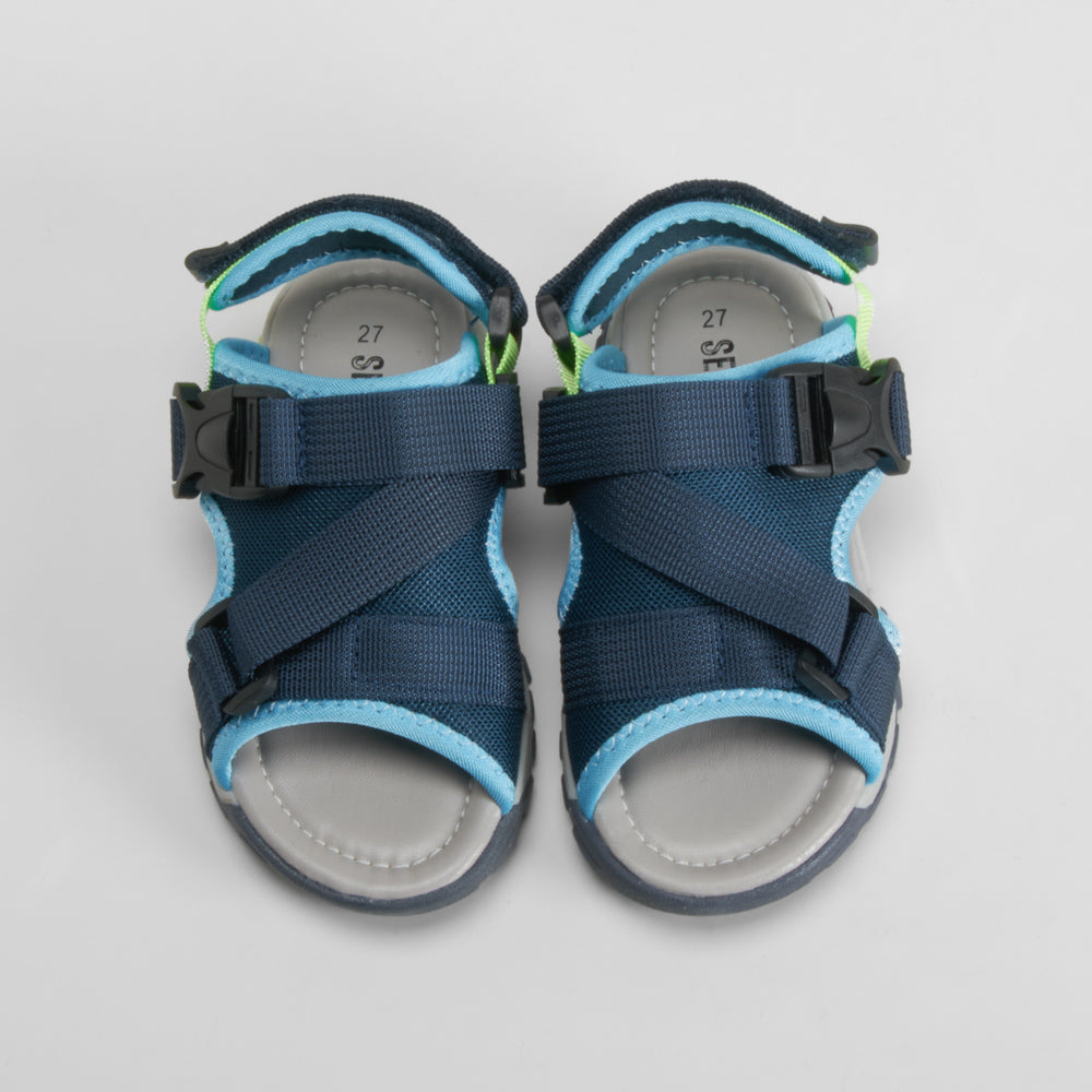 Sandalia deportiva casual infantil azul SEVEN FIVE