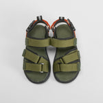 Sandalia plana infantil verde SEVEN FIVE