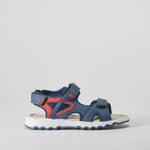Sandalia casual velcro infantil azul SEVEN FIVE