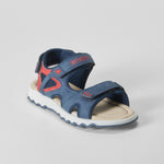 Sandalia casual velcro infantil azul SEVEN FIVE