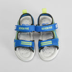 Sandalia deportiva de luces azul SEVEN FIVE