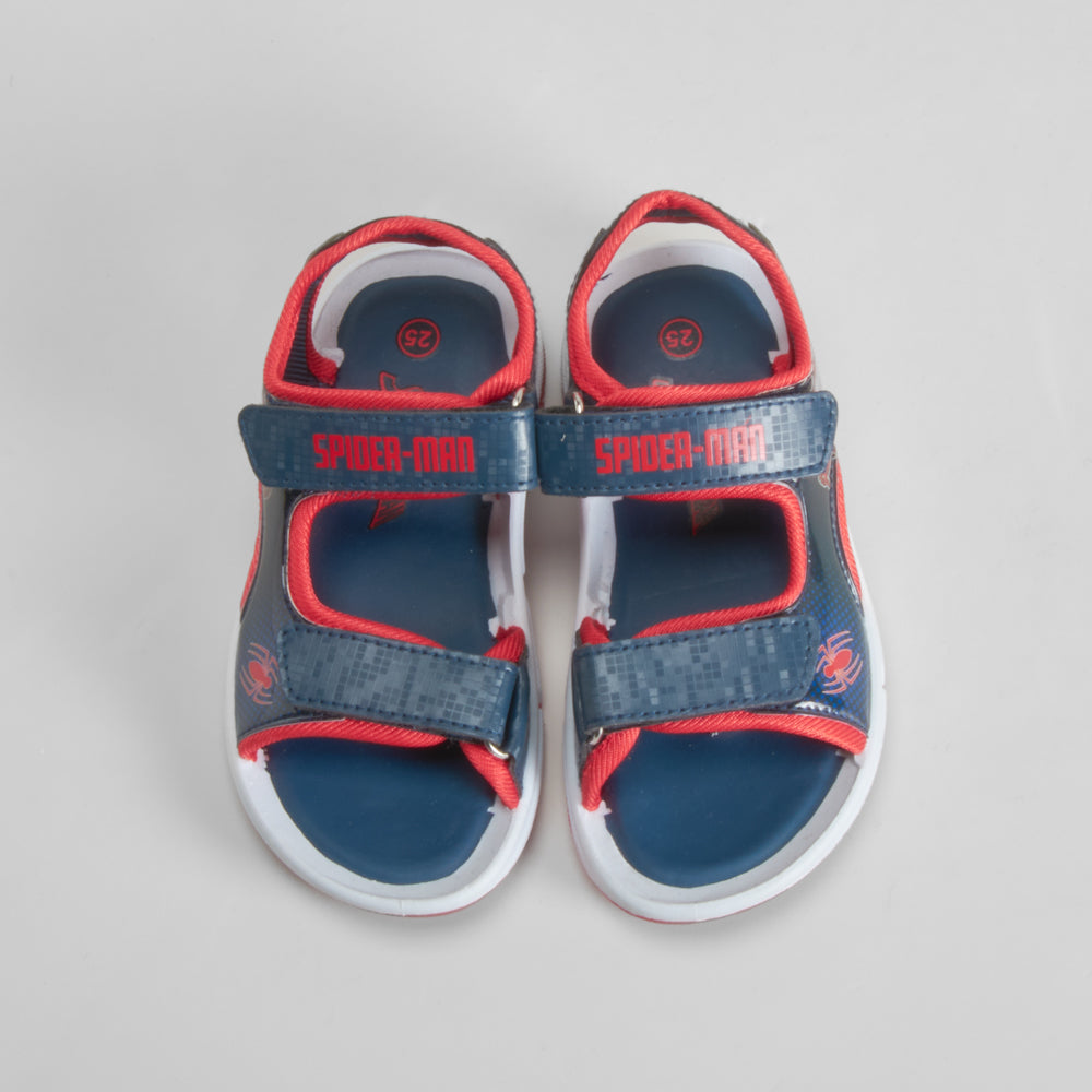 Sandalia deportiva de luces azul SPIDERMAN