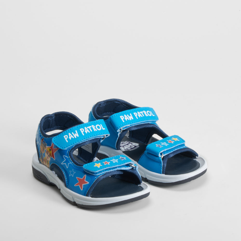 Sandalia deportiva de luces azul PATRULLA CANINA